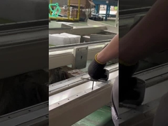 Robot zevende as - gidsspoor. Het hiaat is minder dan 0.03mm. Aangepaste lengte en stijl