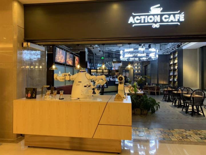 De Machine van het robotKoffiezetapparaat 60 Koppen Winkelcomplex maakt over Koffie het Automatische Schoonmaken gieten