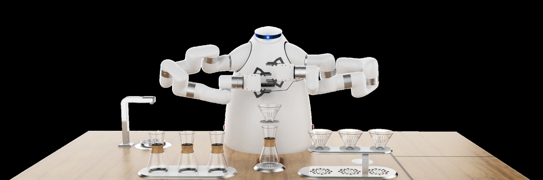 De Koffie van het robotwapen Robot van Latte Constructeur RJ45 HDMI Interface van de de Van machines de Artisanale Koffie bij de Winterolympics