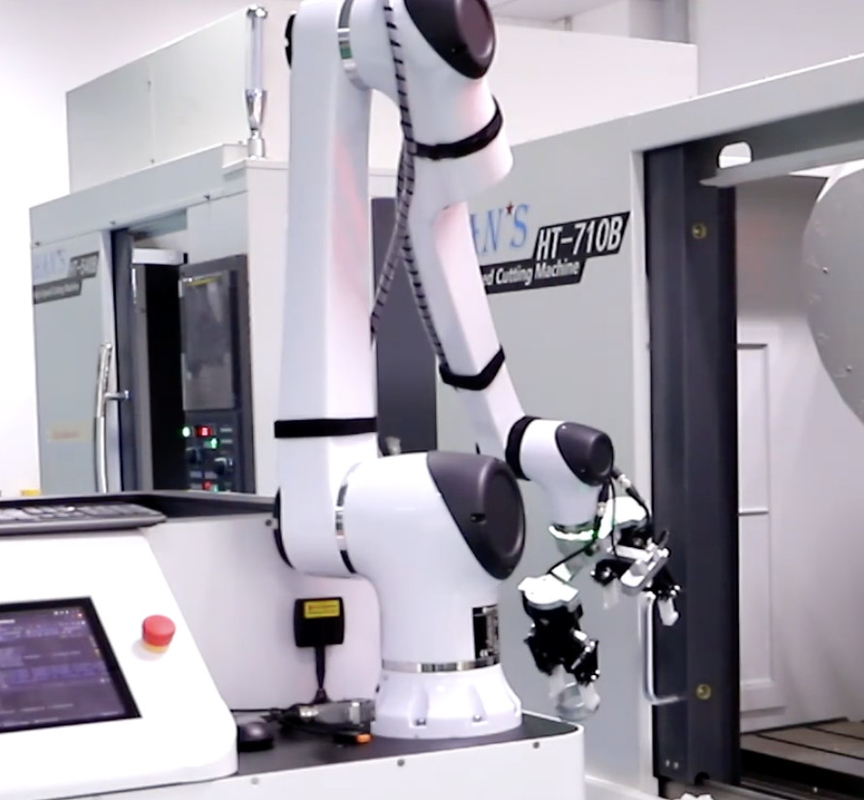 Industrieel Robotachtige Manipulatorwapen die Systeem voor Werktuigmachinelading het Leegmaken Procédé stapelen