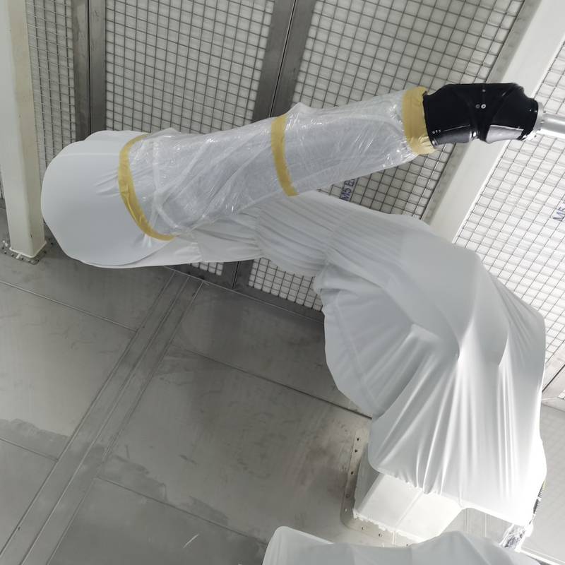 ABB-de Beschermingskleding van de Robotdekking Vuurvast in de Automobiele Workshop van de Fabrieksverf