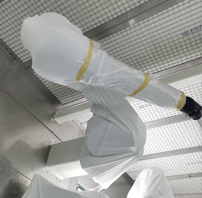 ABB-de Beschermingskleding van de Robotdekking Vuurvast in de Automobiele Workshop van de Fabrieksverf