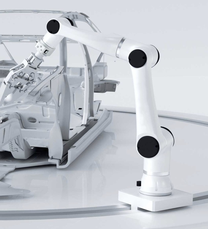Cobot 6 van de het Wapen Automatische Oogst en Plaats van de As het Samenwerkingsrobot het Schroeven Lassen Assembleren
