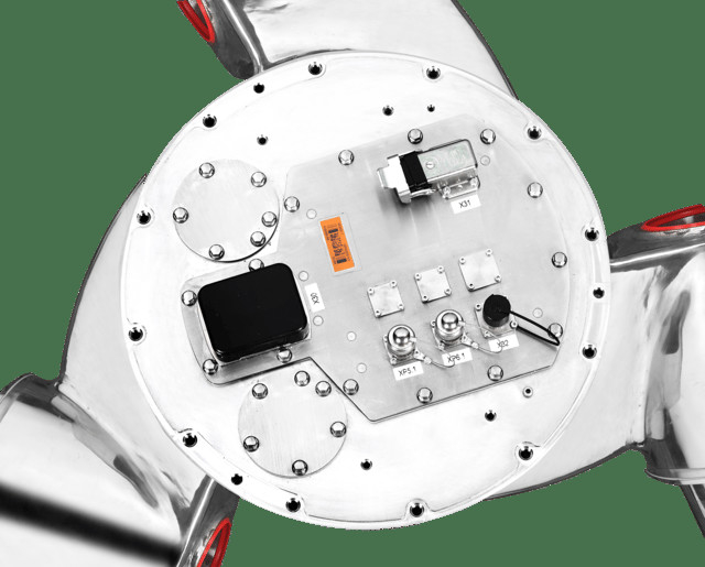 In het groot Kuka-Robotwapen voor Zware Ladingen die van de 4 Asrobot van de DELTA van Kr Wapen 4 Dof opheffen