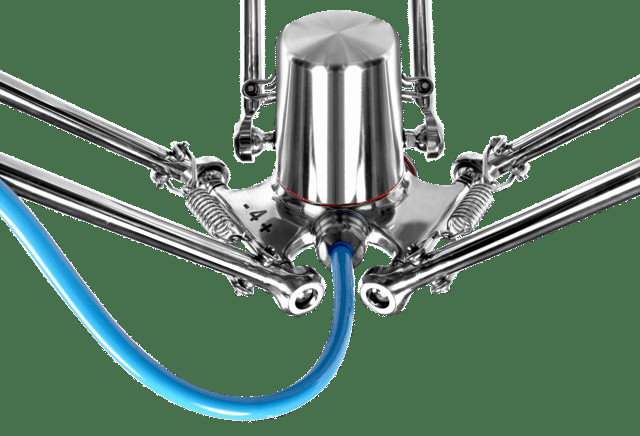 In het groot Kuka-Robotwapen voor Zware Ladingen die van de 4 Asrobot van de DELTA van Kr Wapen 4 Dof opheffen