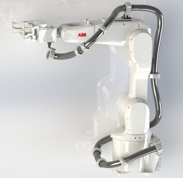 ABB 6640 van het het Pakket Langere Lassen van de Robotkleding de Inrichtingslevensduur Één tot Zes Aspijpleiding