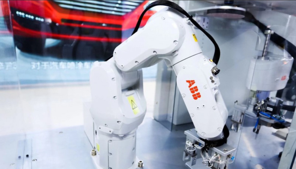 Zes-as Abb-Robot het Wapen die Vormend de Robot van IRB 8700 palletiseert Lassen Automobielfabrieken snijden