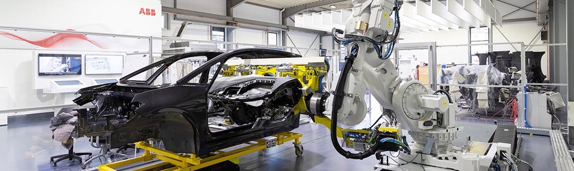 Zes-as Abb-Robot het Wapen die Vormend de Robot van IRB 8700 palletiseert Lassen Automobielfabrieken snijden