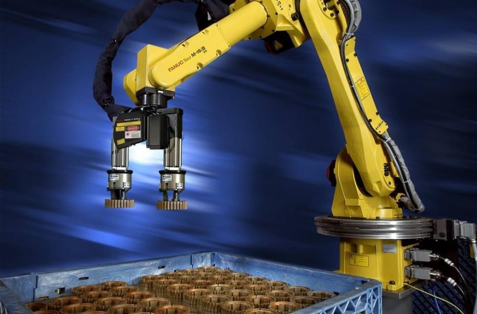 FanucR-1000iA/130F Wapen 6 van de Hoge snelheidsrobot Dof Lading 630kg Materiële Behandeling het Stapelen