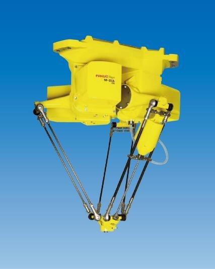 Parallel Robotwapen 4 dof robotachtige de Vuiststraal 800mm van Fanuc van de wapenassemblage Logistiek Behandeling