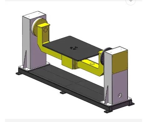 Tweeassige Abb-van de het Instelmechanismedraaischijf 1200x1200 380v van de Lassenrobot de Aslading 100-1000kg 50-60hz