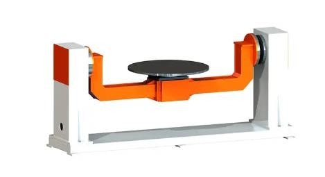 Tweeassige Abb-van de het Instelmechanismedraaischijf 1200x1200 380v van de Lassenrobot de Aslading 100-1000kg 50-60hz