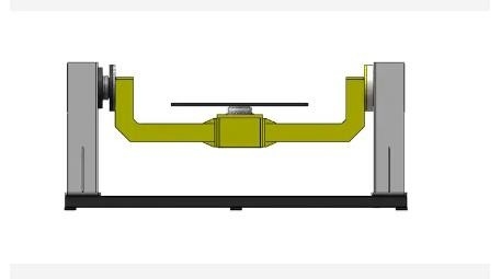 Tweeassige Abb-van de het Instelmechanismedraaischijf 1200x1200 380v van de Lassenrobot de Aslading 100-1000kg 50-60hz