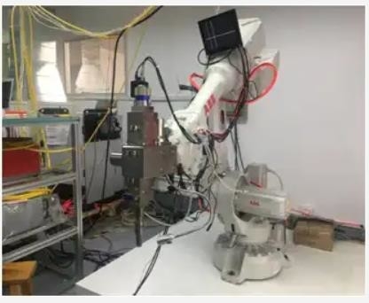 Van de het Lassenrobot van de vezellaser het Systeem ABB Kuka Fanuc 6 het Wapen van de Asrobot   Diepte 0.046mm