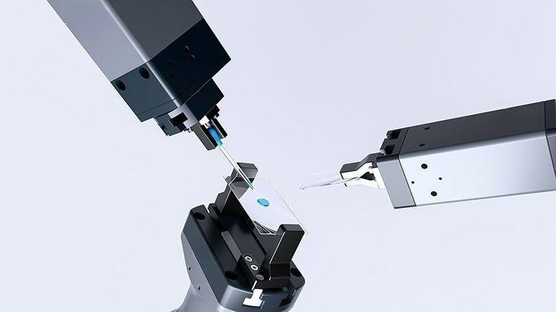 De industriële van de de Tang Elektrische Deltarobot van het Pallet Robotachtige Wapen Tang van het Wapen Elektrische Palletizer voor Flessen