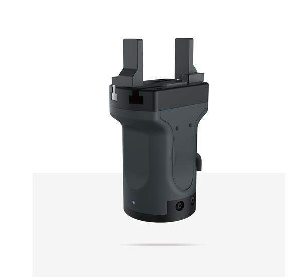 Elektrische tang RG75-300 geschikt voor samenwerkingsrobots. Gewicht: 0.75Kg/IP65