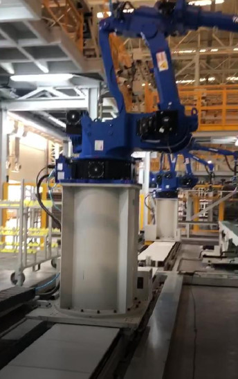 Lineaire gids van de robot met wisselstroomservomotor - geïnstalleerd in 2 eenheden voor industriële toepassingen