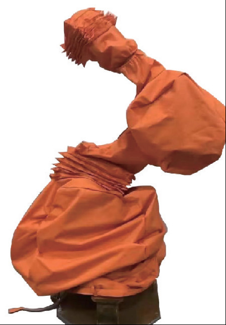 Besproeiingsrobotbescherming waterdicht robotarmband met PVC- of PU-coating