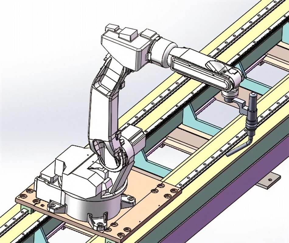 Lijne gids voor zware motorrobot met 500 kg nuttige lading en motorkerncomponenten
