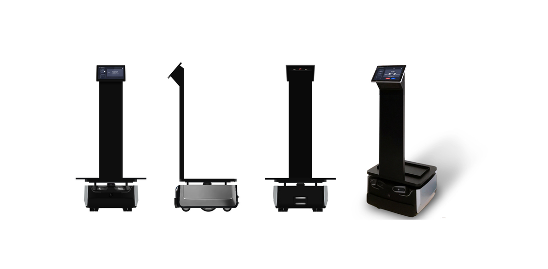 Autonome AMR mobiele robot met 16AH capaciteit en maximale loopsnelheid 1,2m/s