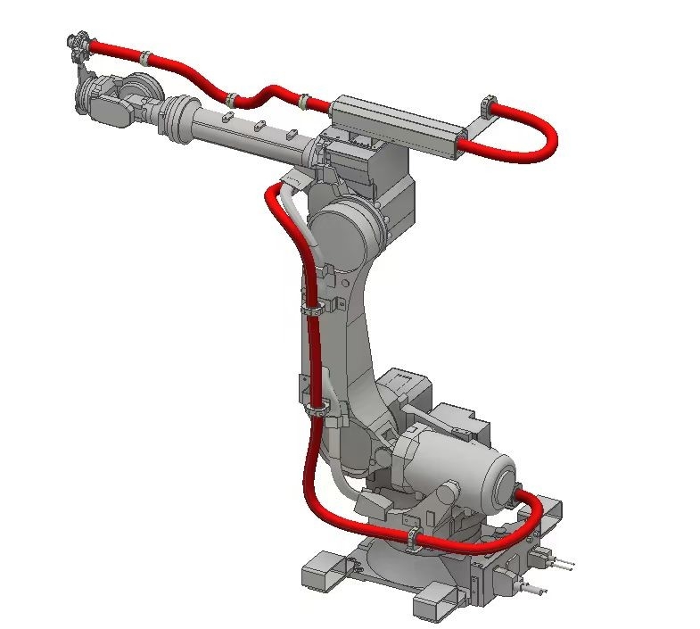 Split Type Robot Dress Pack Voor Lassen 48cm Inner Diameter Adaptieve Robot Toepassingen