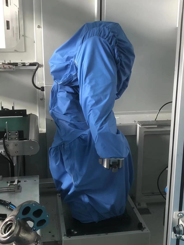 Waterdichte witte polyesterfilm bedekt beschermende nylon mouw voor verffabriek robots