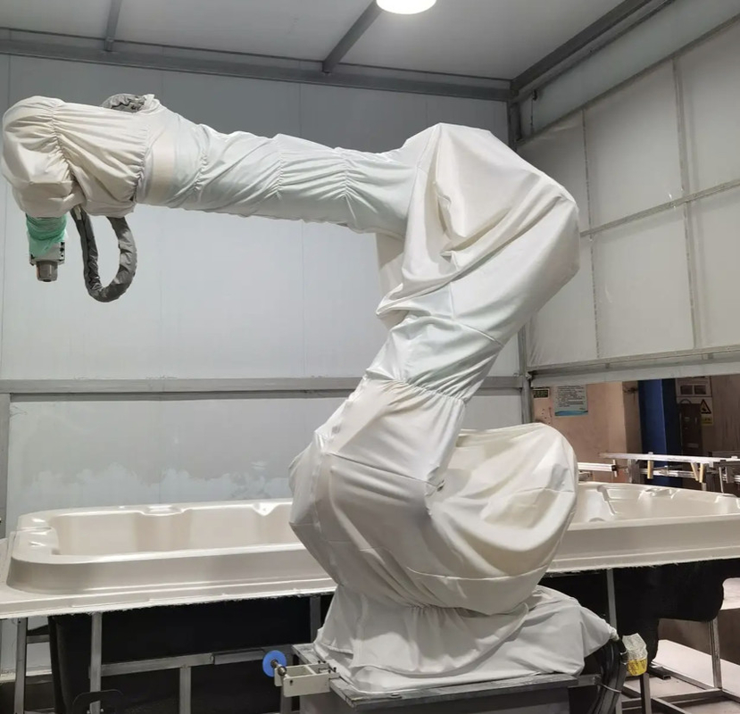 Verffabriek Robot Beschermingsdoek Integreerd type Anti-statisch Polyester