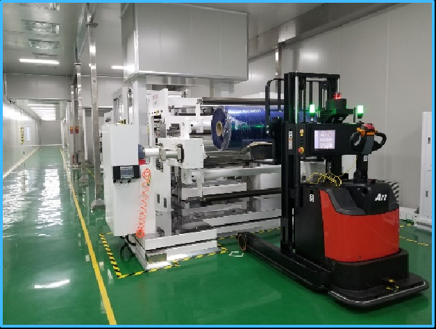 IJzer-aluminiumfosfaatbatterij AGV 2 uur opladen Automatisch geleid voertuig 24 uur uithoudingsvermogen