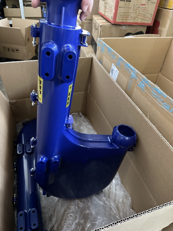 Zwarte robot Dress Pack Kabel Management Rechte Bar Bellows Model EW-01-Fanuc-50-A136