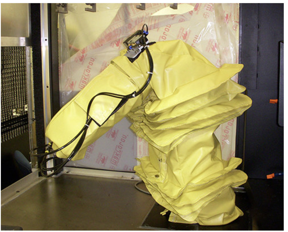 Industrial Robot Protective Covers Waterdicht stofdicht harnas voor ABB FANUC KUKA YASKAWA UR Zipper Velcro