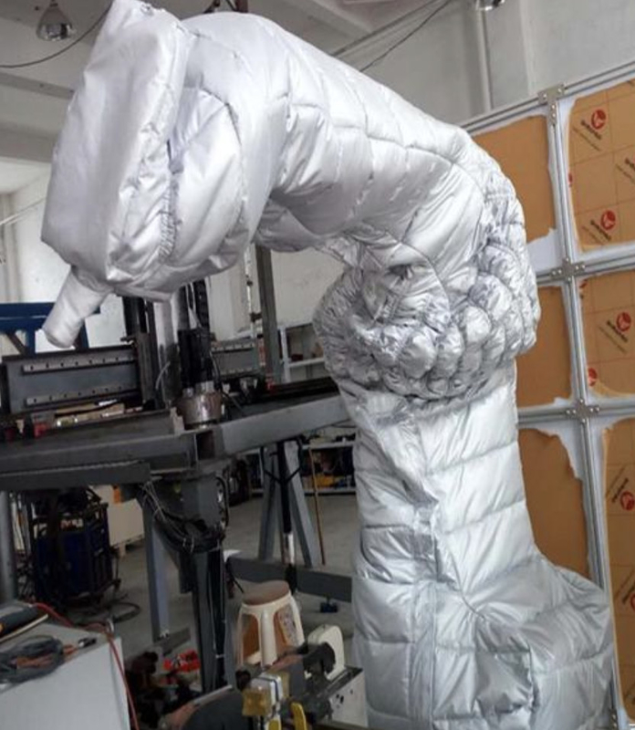 Waterdichte polyurethane robotbeschermingsdoeken voor ABB FANUC KUKA YASKAWA UR in verschillende omgevingen